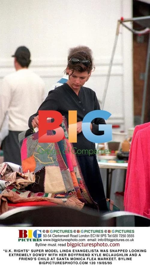Linda Evangelista at Santa Monica Flea Market