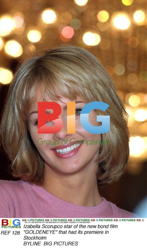 Izabella Scorupco at Golden Eye Premiere