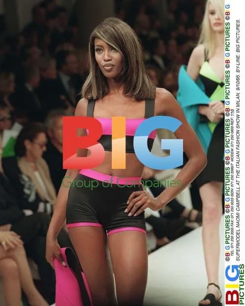 Naomi Campbell at Italian Fashion Show in Milan