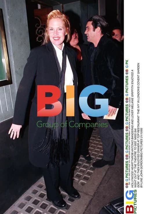 Antonio Banderas and Melanie Griffith Enjoy Theatre Night