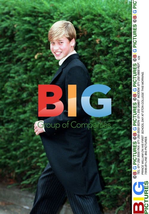 Prince William on First Day at Eton