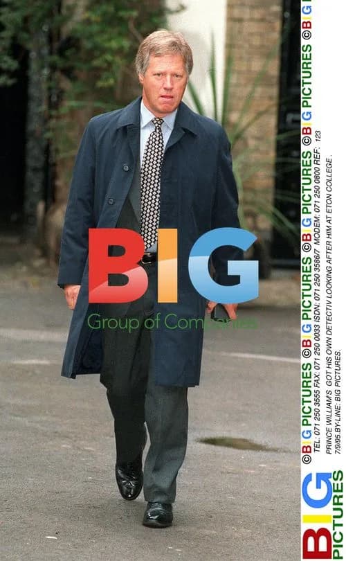 Prince William at Eton with detective