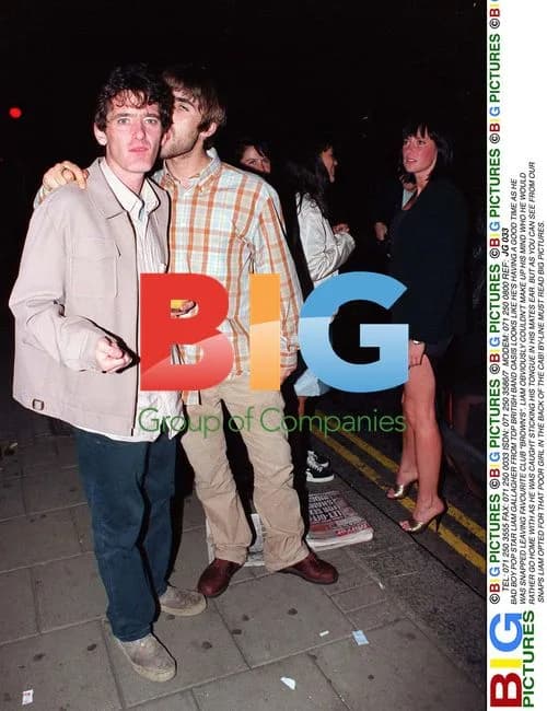 Liam Gallagher Leaves Club with Woman