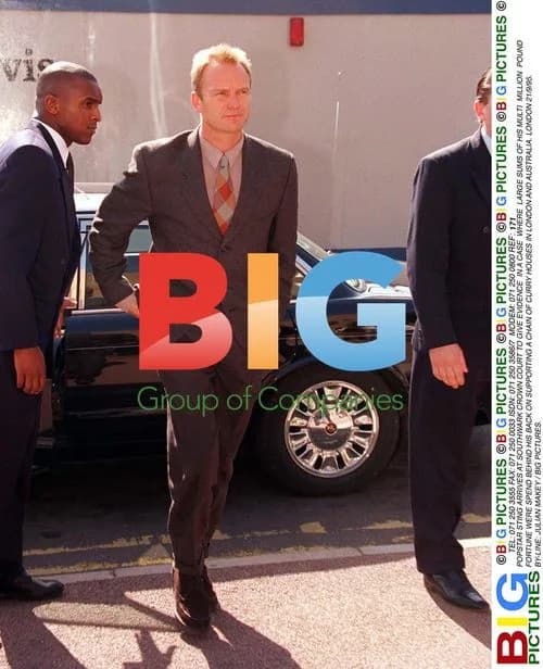 Sting Arrives at Court