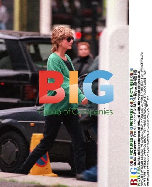 Princess Diana Leaves Cinema with Prince William