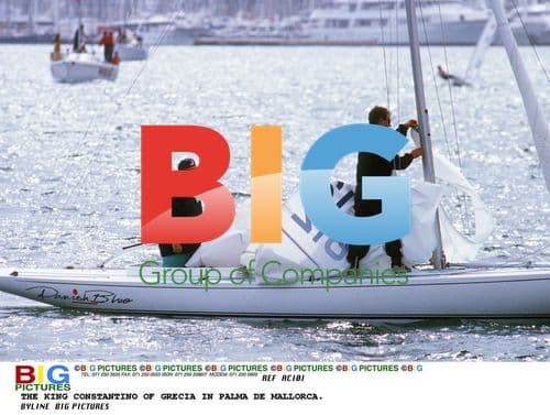 King Constantino of Greece in Palma de Mallorca