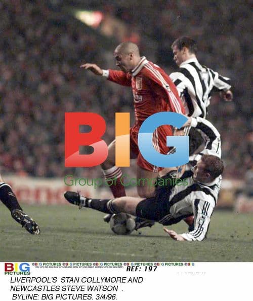 Liverpool's Collymore and Newcastle's Watson