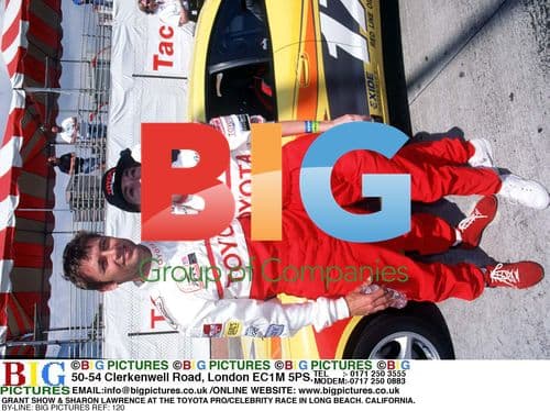 Grant Show & Sharon Lawrence at Toyota Pro/Celebrity Race