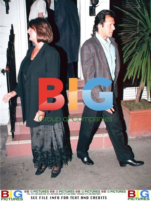 Jemima and Imran Khan Arrive in London