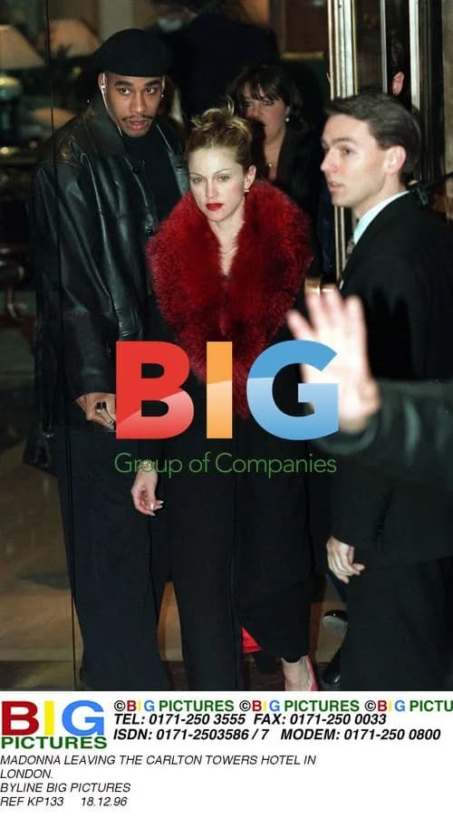 Madonna leaves Carlton Towers Hotel in London