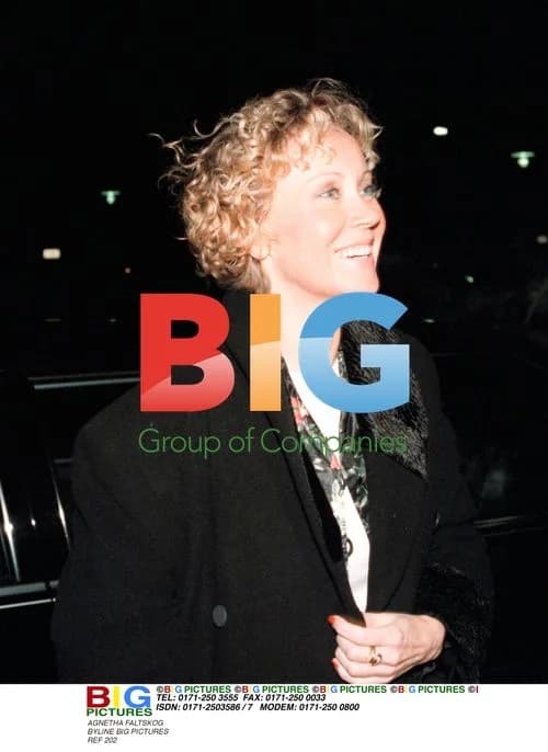 Agnetha Fältskog in Black Coat