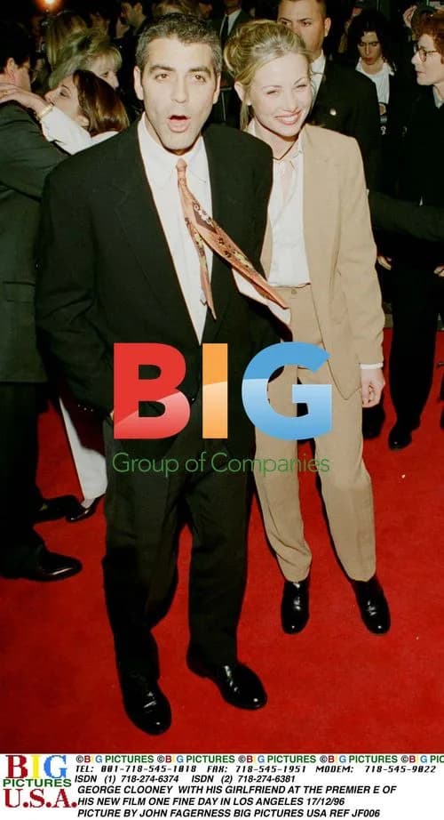George Clooney at ONE FINE DAY PREMIERE