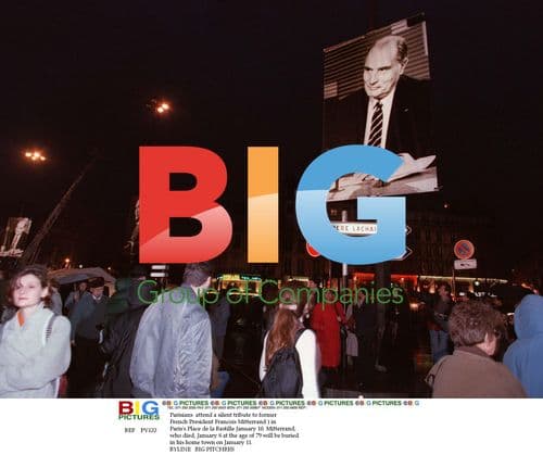 Silent Tribute for Francois Mitterand