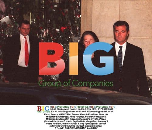 Mitterrand's mistress leaves private offices after his death