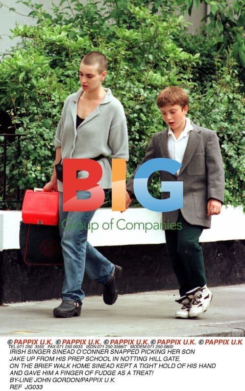 Sinead O'Connor Picks Up Son Jake
