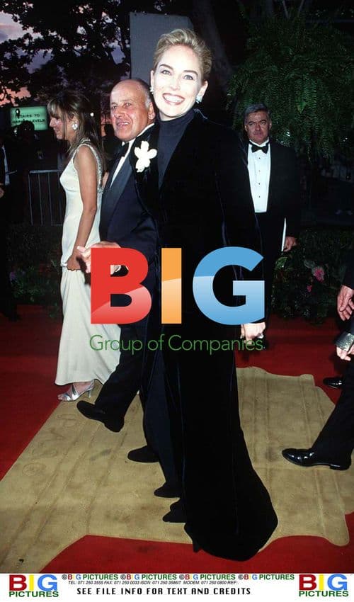 Sharon Stone & Father at Academy Awards