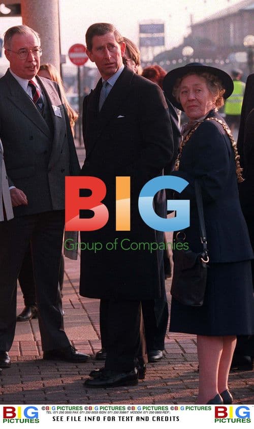 Prince Charles Met by Local Officials