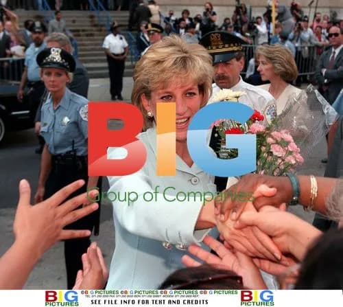 Diana Visits Cook County Hospital in Chicago