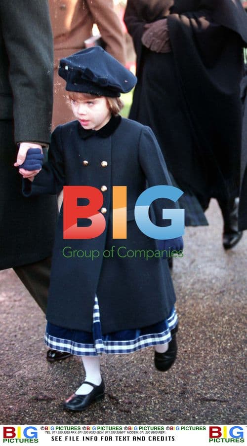 Princesses Beatrice and Eugenie at Sandringham