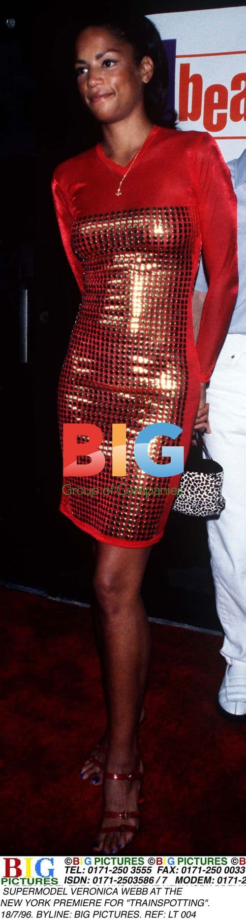 Veronica Webb at Trainspotting Premiere