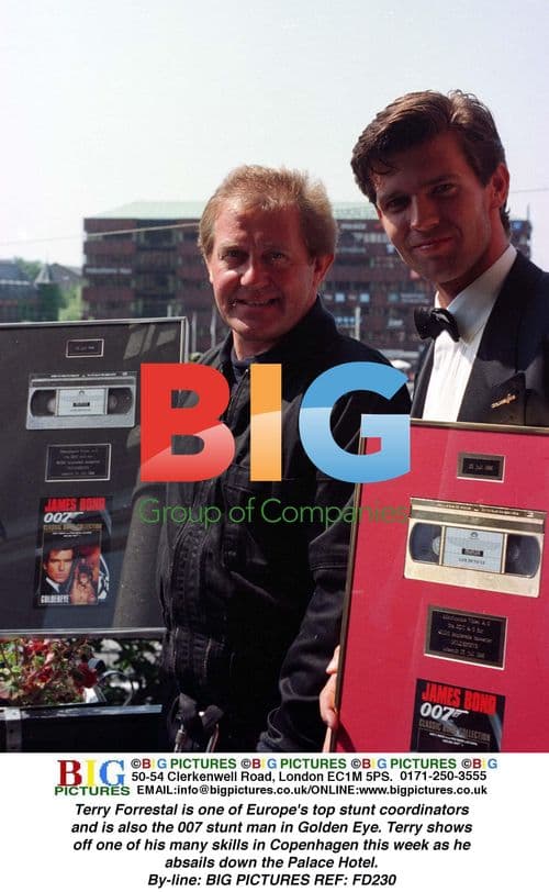 Terry Forrestal, 007 Stunt Coordinator, Abseils in Copenhagen