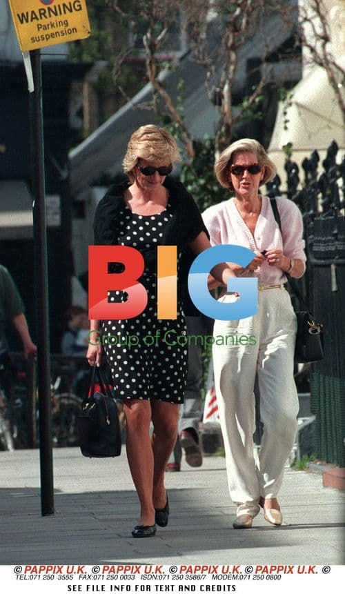Princess Diana on Shopping Trip