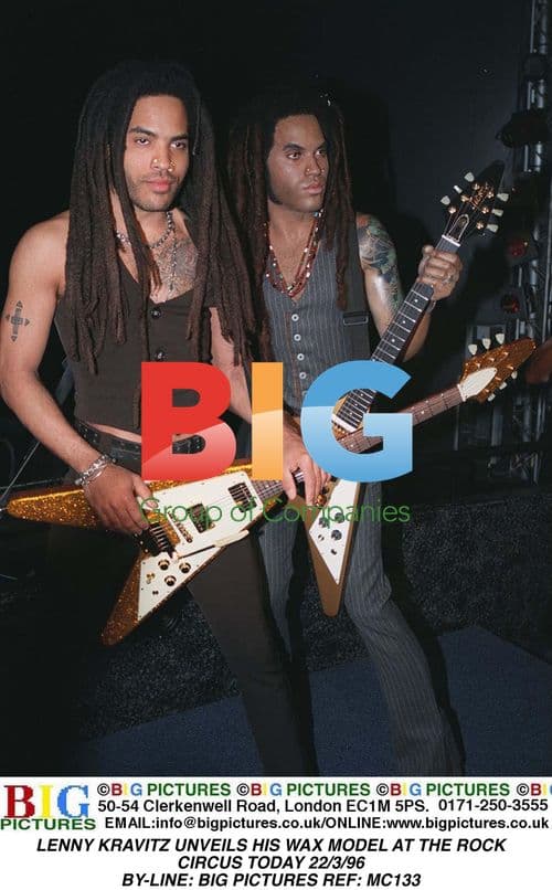 Lenny Kravitz Unveils Wax Model