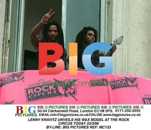 Lenny Kravitz Unveils Wax Model at Rock Circus