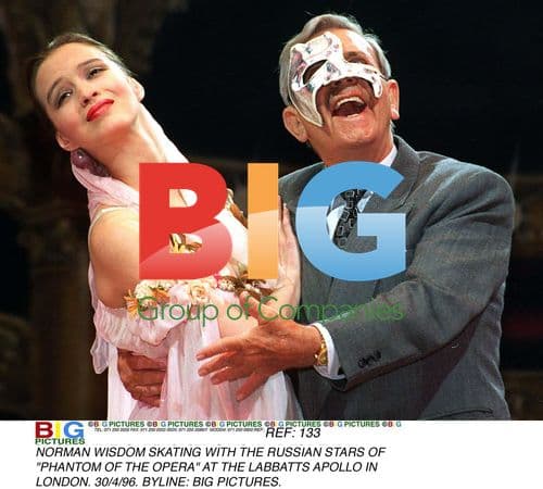 Norman Wisdom Skating with Russian Stars