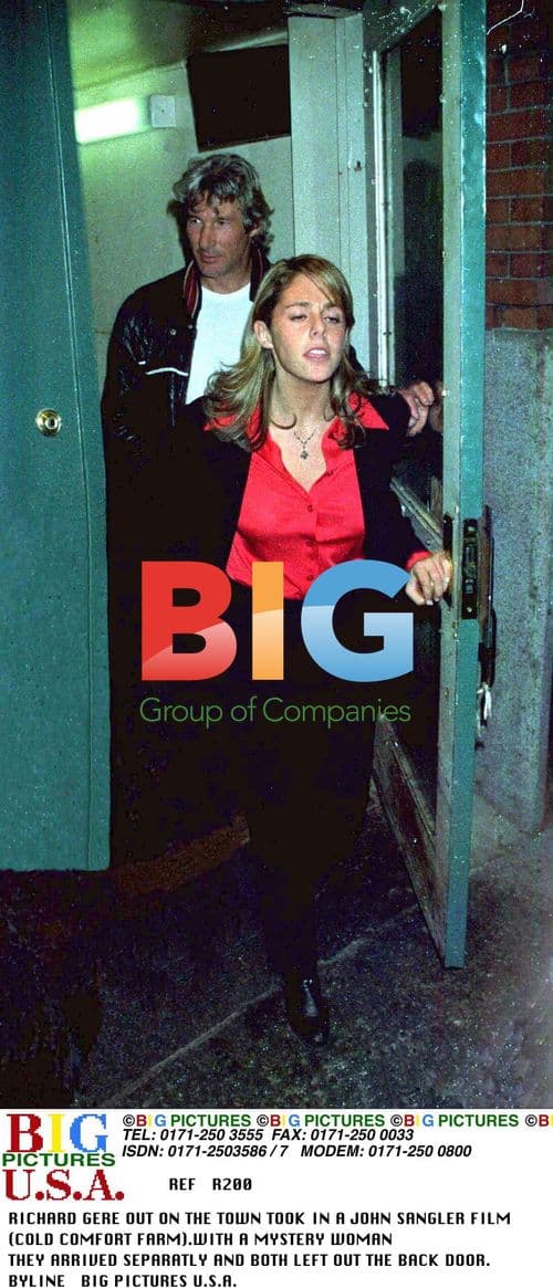 Richard Gere and mystery woman at movie