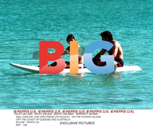 Will Carling and Girlfriend on Queensland Holiday