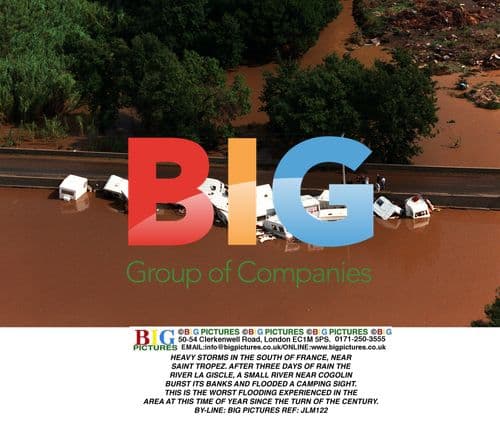 Heavy storms in southern France flood campsite