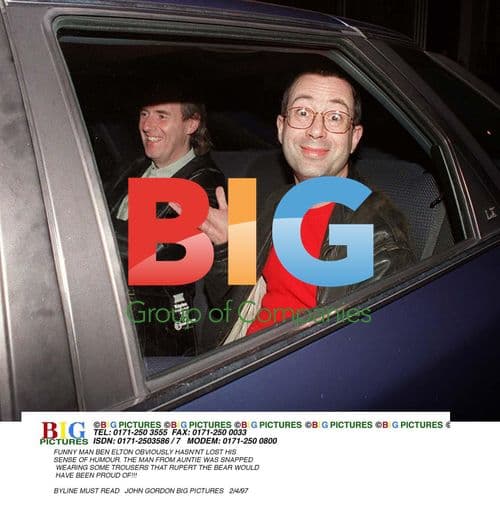 Funny Man Ben Elton in Quirky Trousers