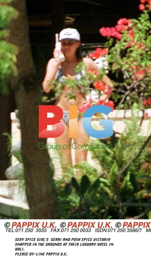 Spice Girls Gerri and Posh Snapped in Bali