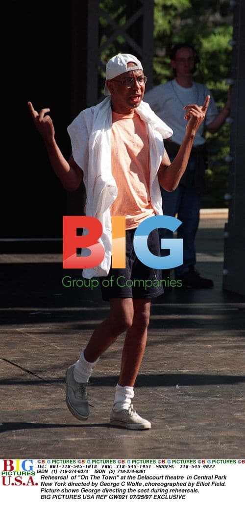 Rehearsal of "On the Town" in Central Park