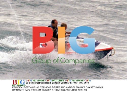 Prince Albert and Nephews Jet Ski in Monte Carlo