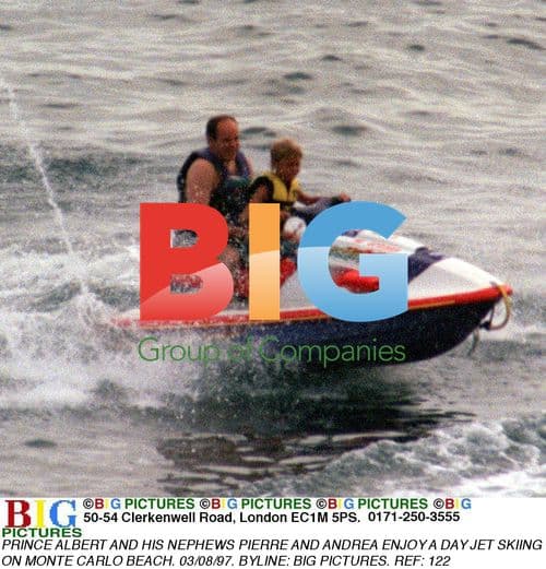 Prince Albert Jet Skiing with Nephews