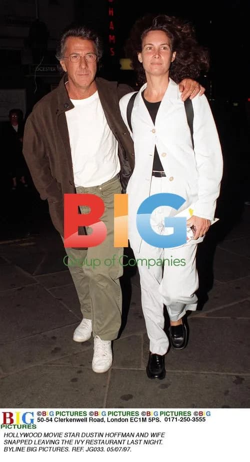 Dustin Hoffman and wife leave The Ivy