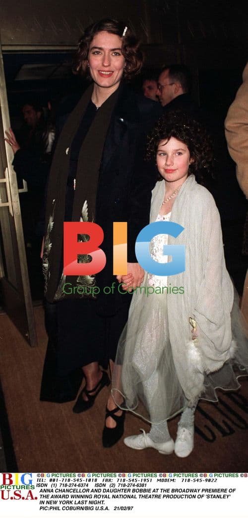 Anna Chancellor and Daughter at 'Stanley' Premiere