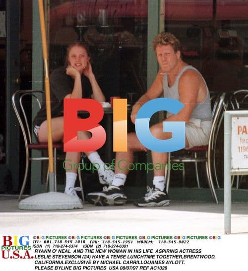 Ryann O'Neal and Leslie Stevenson Lunch in Brentwood