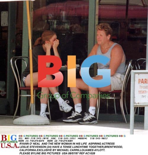 Ryann O'Neal Lunches with Actress Leslie Stevenson