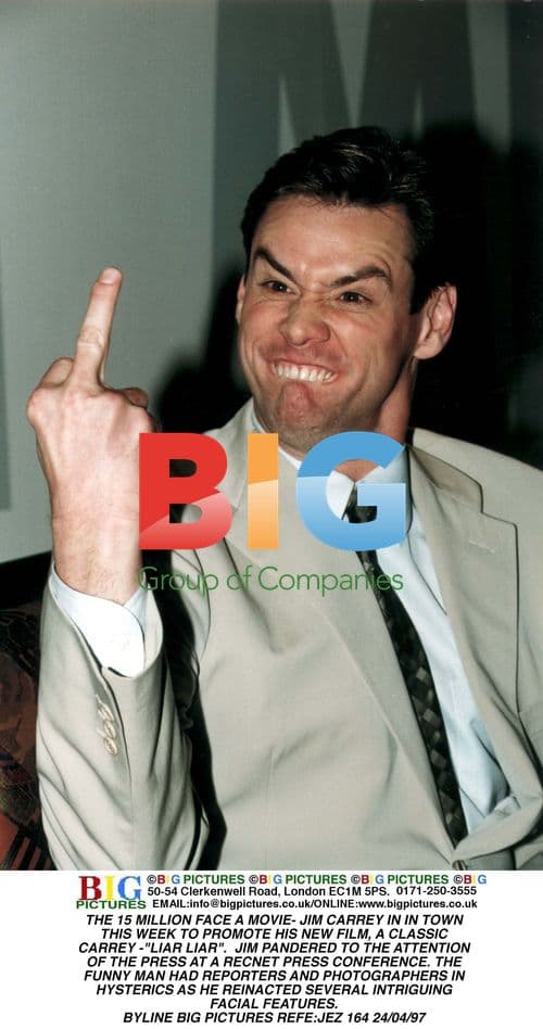 Jim Carrey Promotes 'Liar Liar'