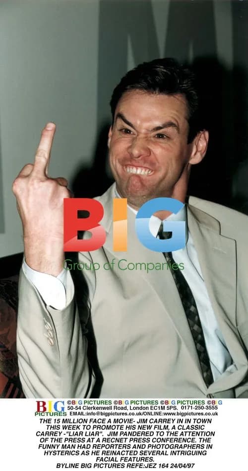 Jim Carrey Promotes 'Liar Liar'