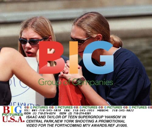 HANSON in Central Park for MTV Awards