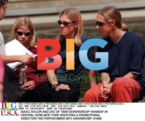 HANSON in Central Park Promo Video Shoot