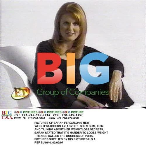 Sarah Ferguson's Weight Watchers Ad