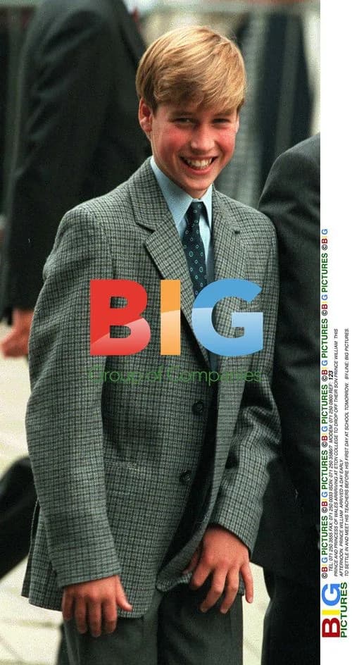Prince William attends Eton on first day