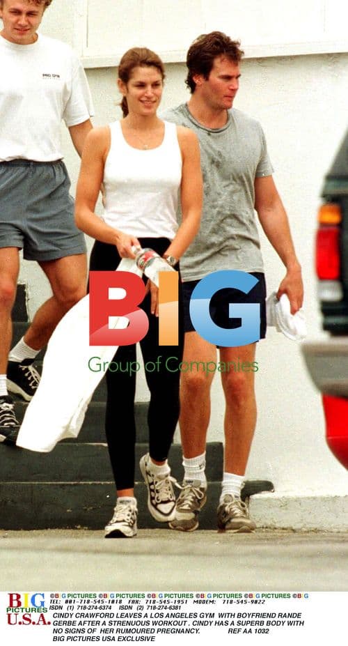 Cindy Crawford Leaves LA Gym With Boyfriend