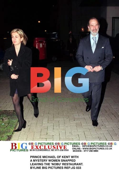 PRINCE MICHAEL OF KENT WITH MYSTERY WOMEN