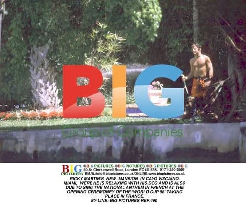 Ricky Martin at New Miami Mansion